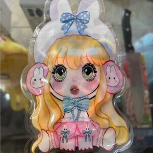 Anime pouch pastel hair ties